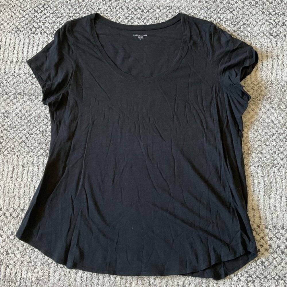 Eileen Fisher Organic Cotton Slub T-Shirt